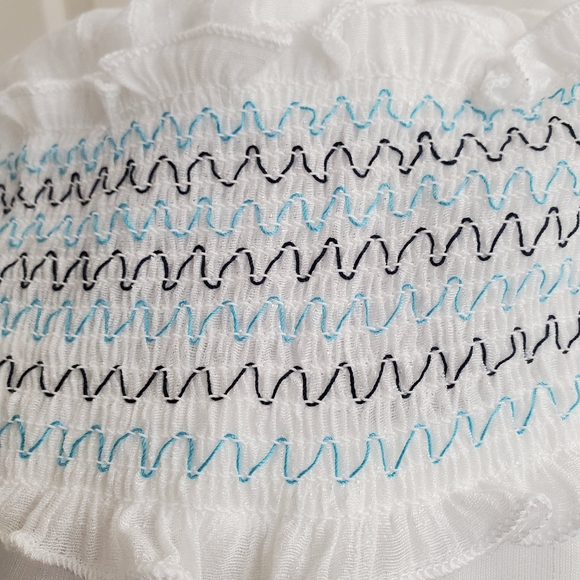 EMBROIDERED HEM ☆ PRETTY ☆ SUMMER DRESS ☆ NWT - Picture 5 of 11